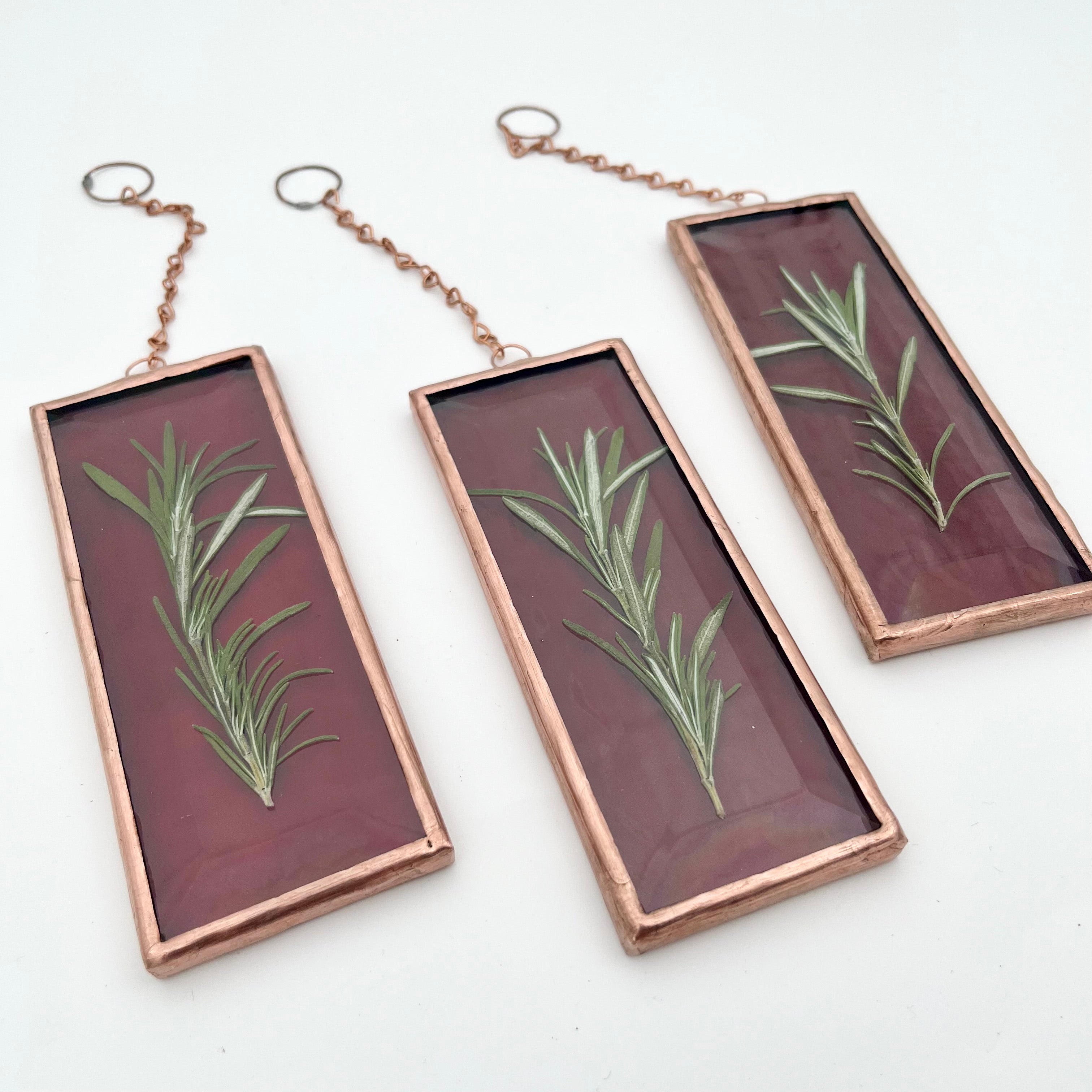 Rosemary Red Protection Charm Sun Catcher