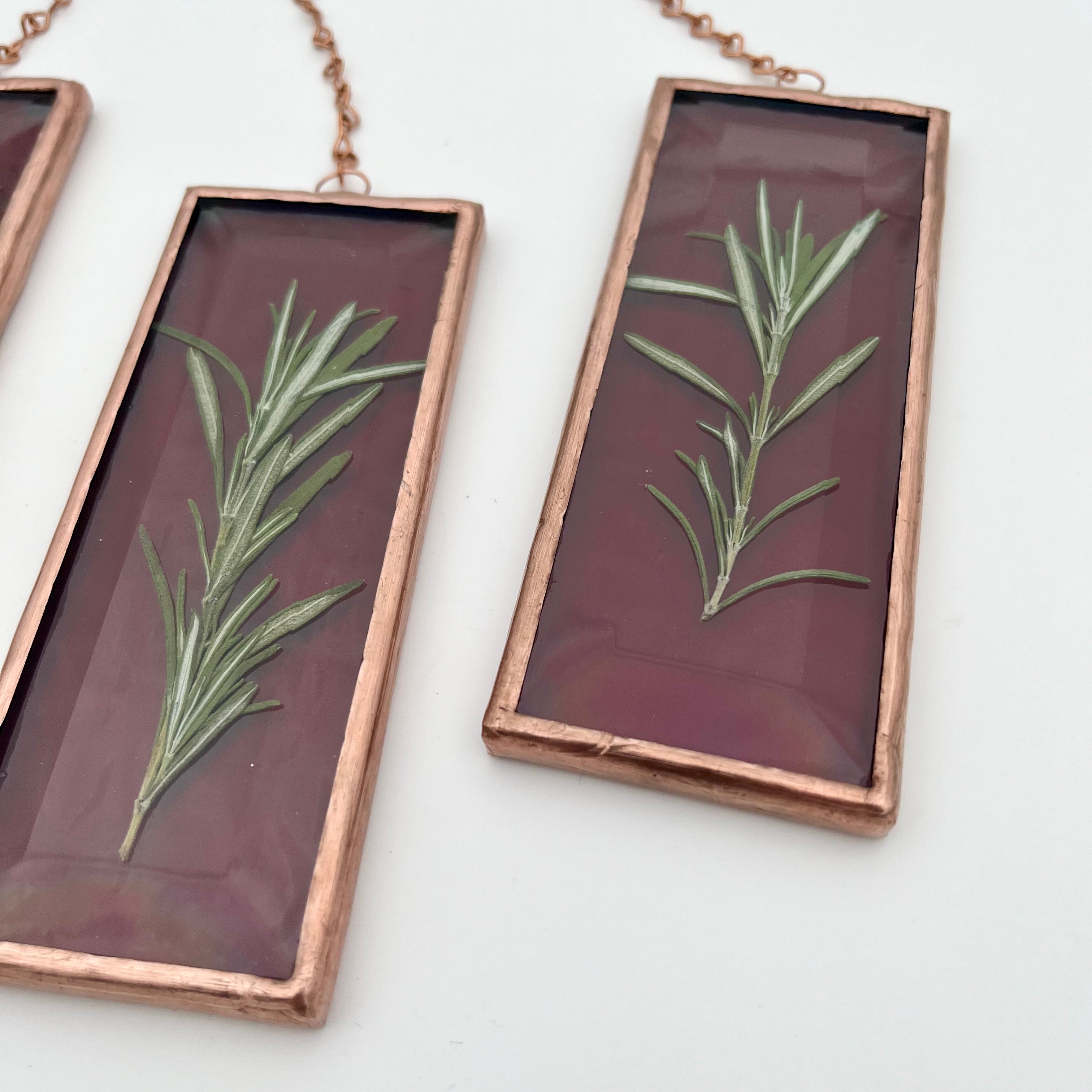 Rosemary Red Protection Charm Sun Catcher