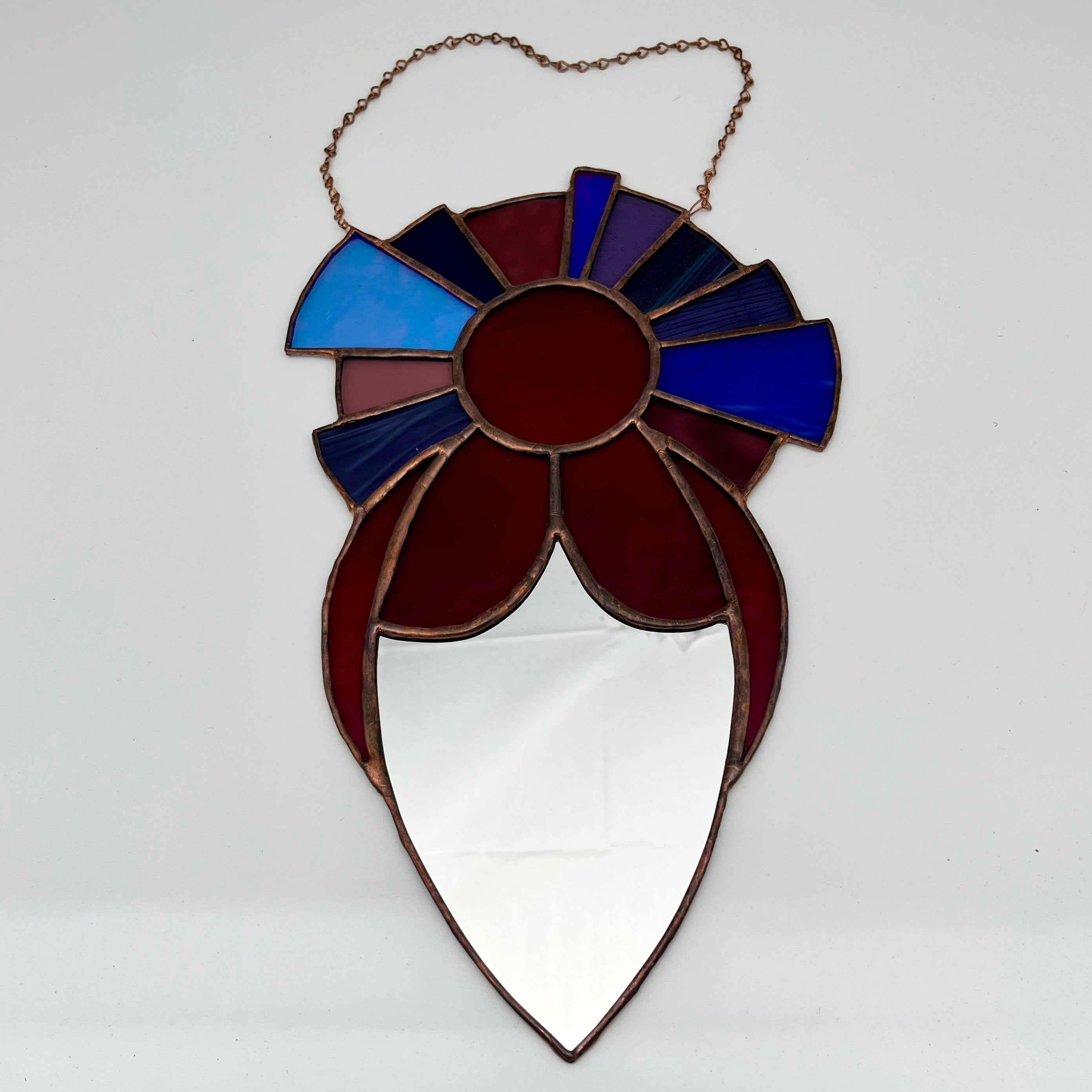 Goddess Stained Glass Mirror Sun Catcher