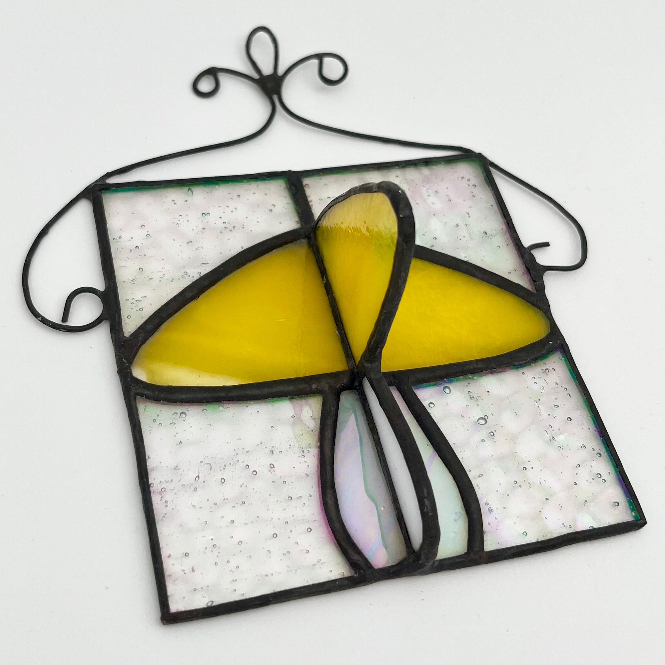 Janey 3D Yellow Mushroom Sun Catcher