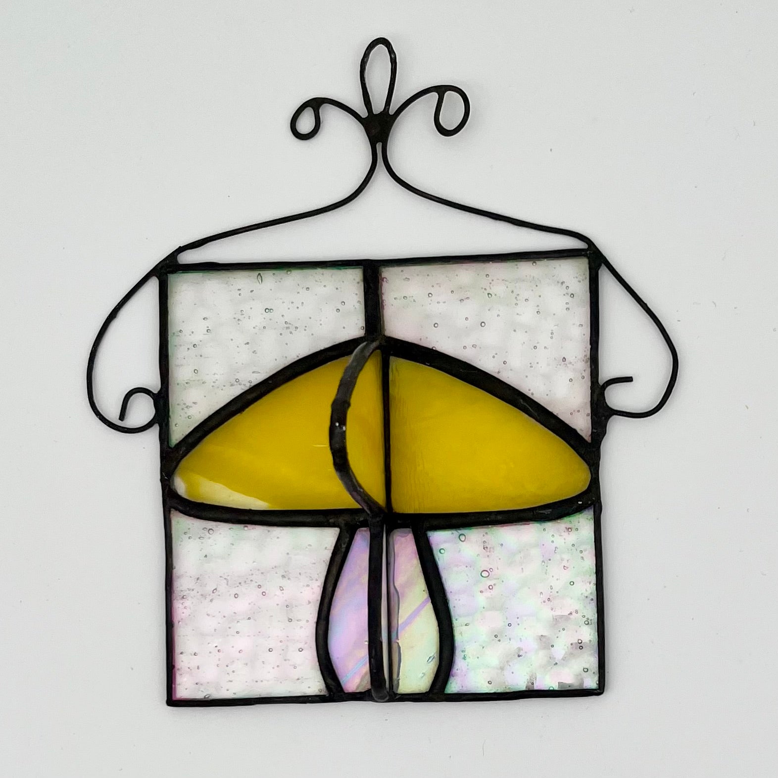 Janey 3D Yellow Mushroom Sun Catcher