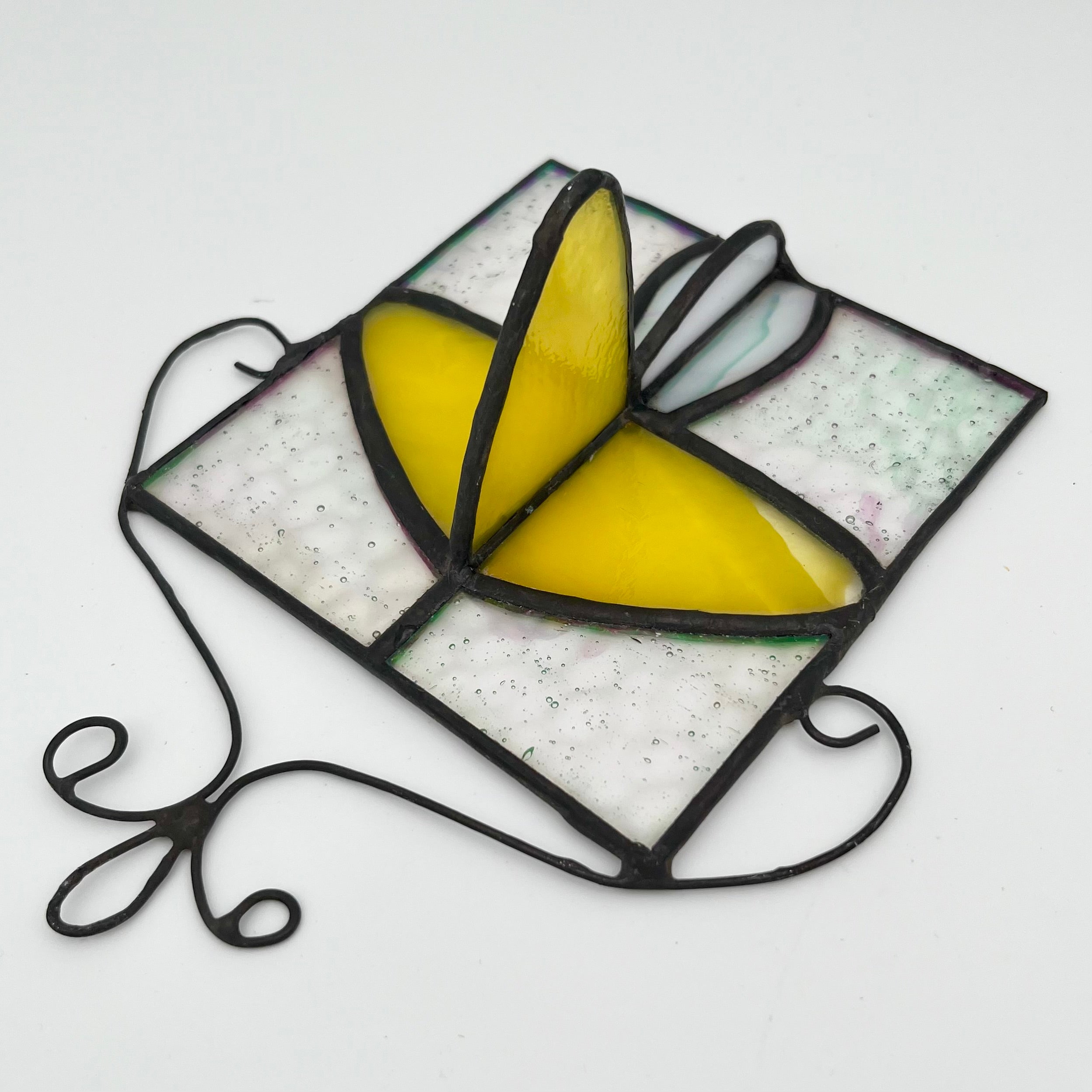 Janey 3D Yellow Mushroom Sun Catcher