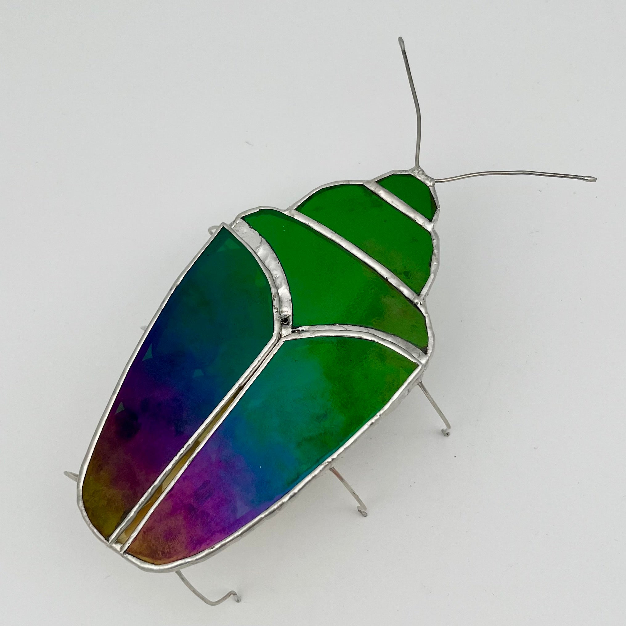 June Iridescent Green Beetle