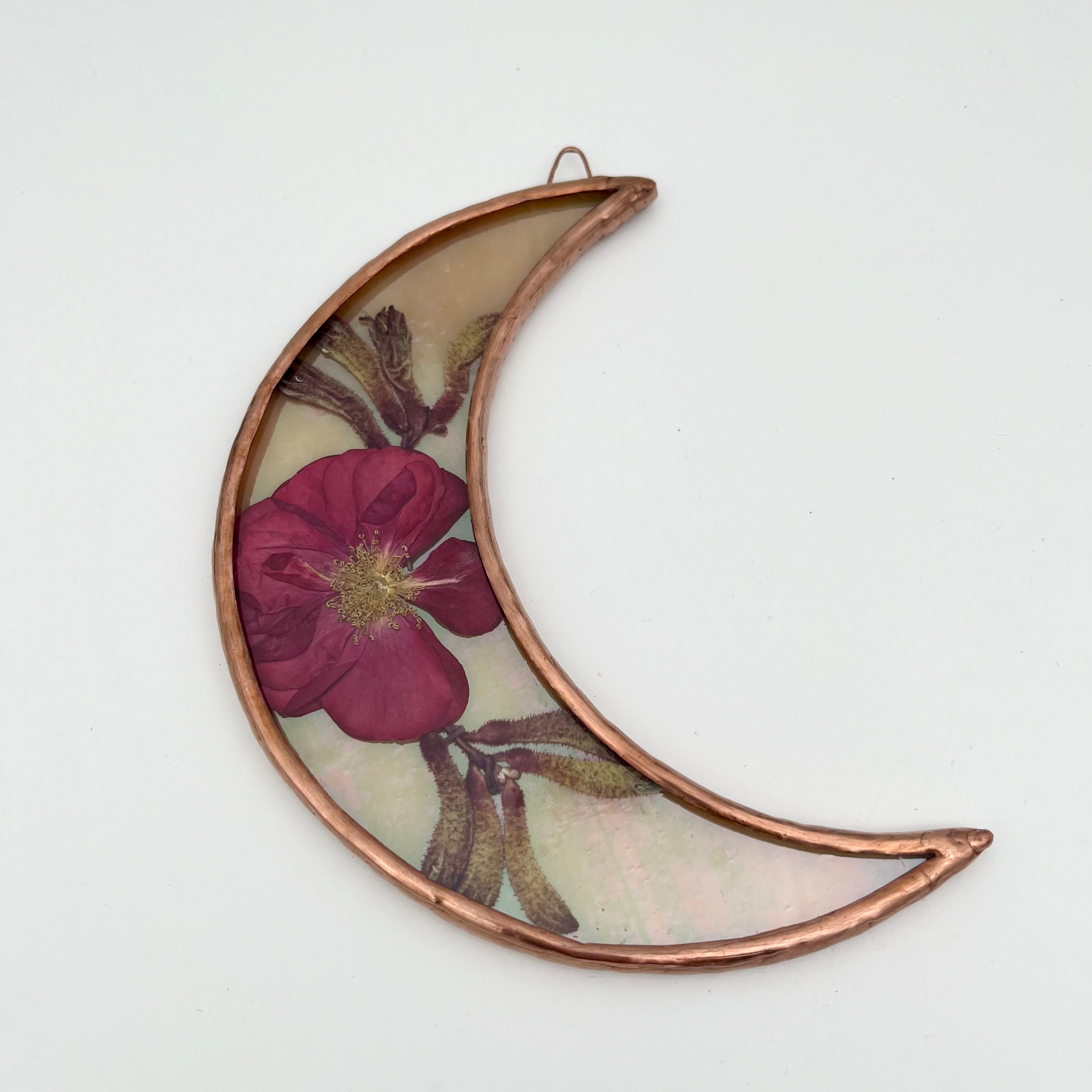 Mila Crescent Moon Stained Glass Sun Catcher