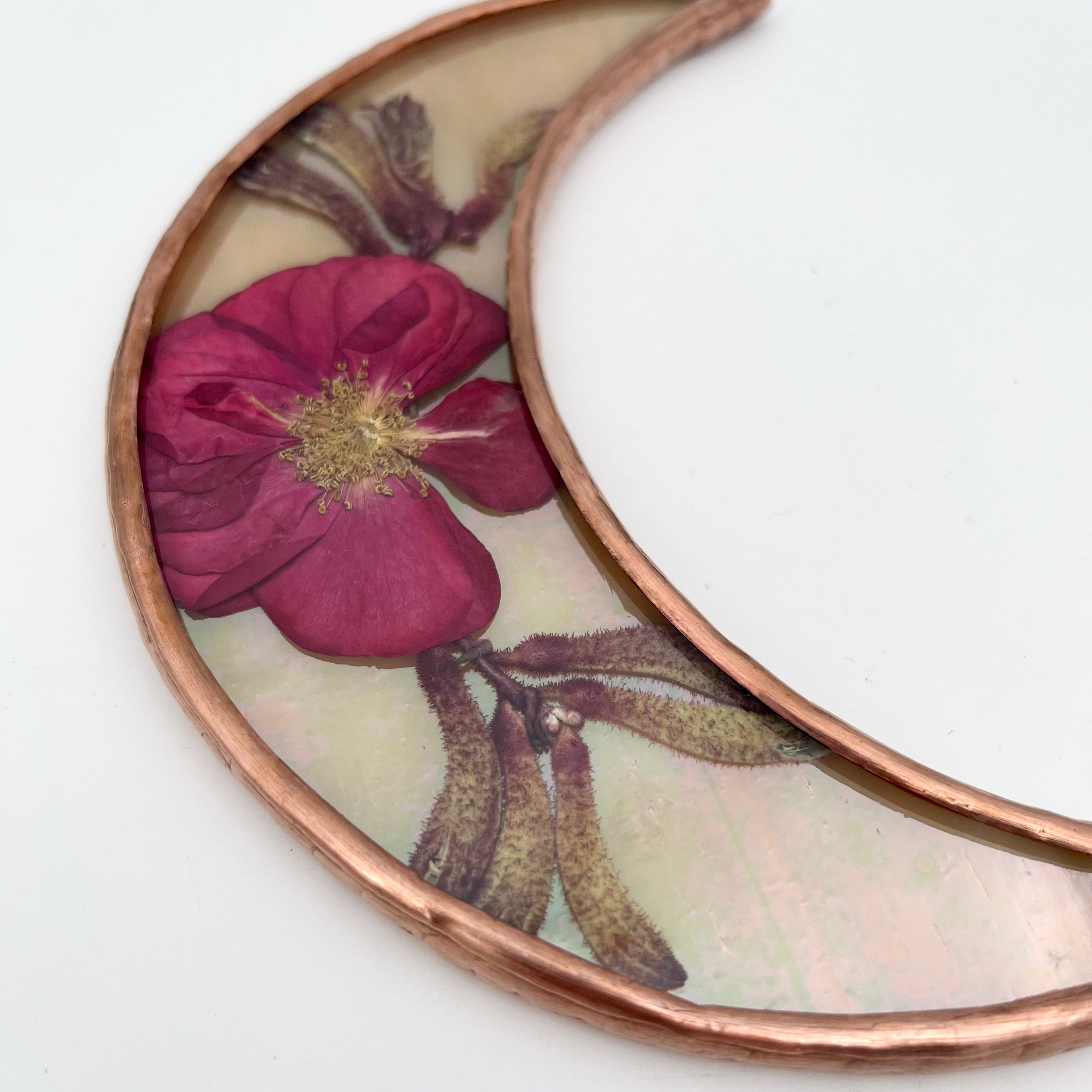 Mila Crescent Moon Stained Glass Sun Catcher