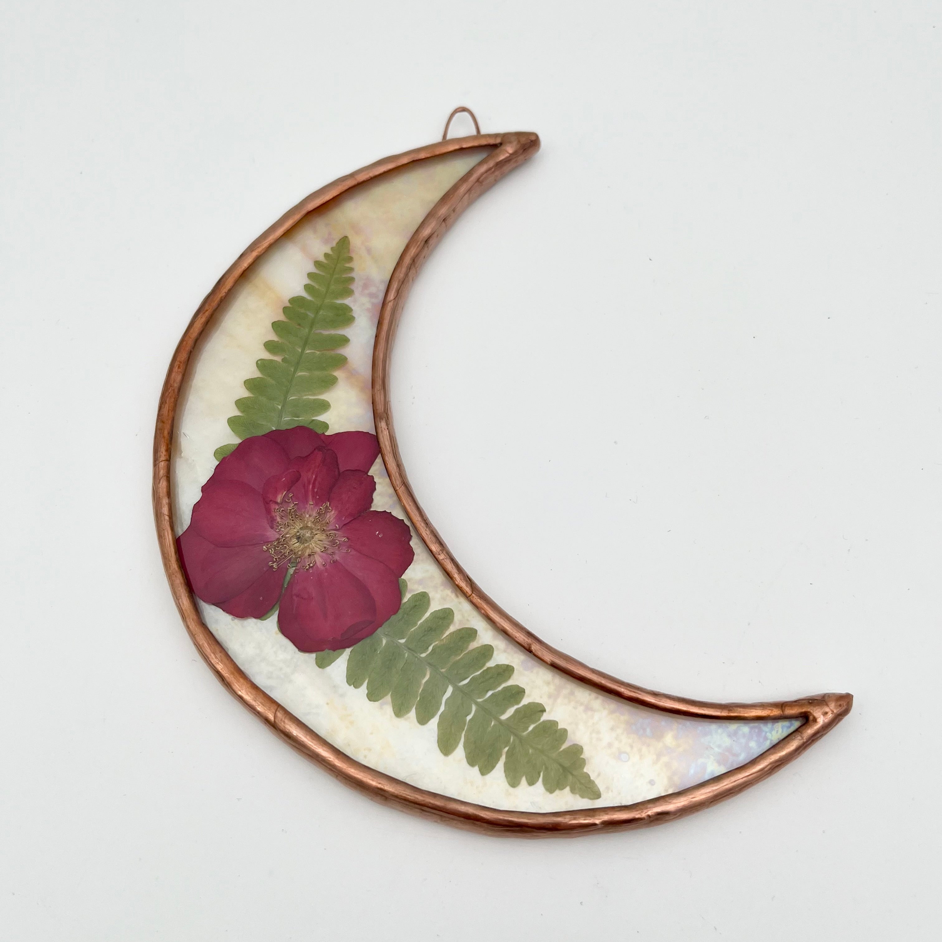 Eleanor Crescent Moon Stained Glass Sun Catcher