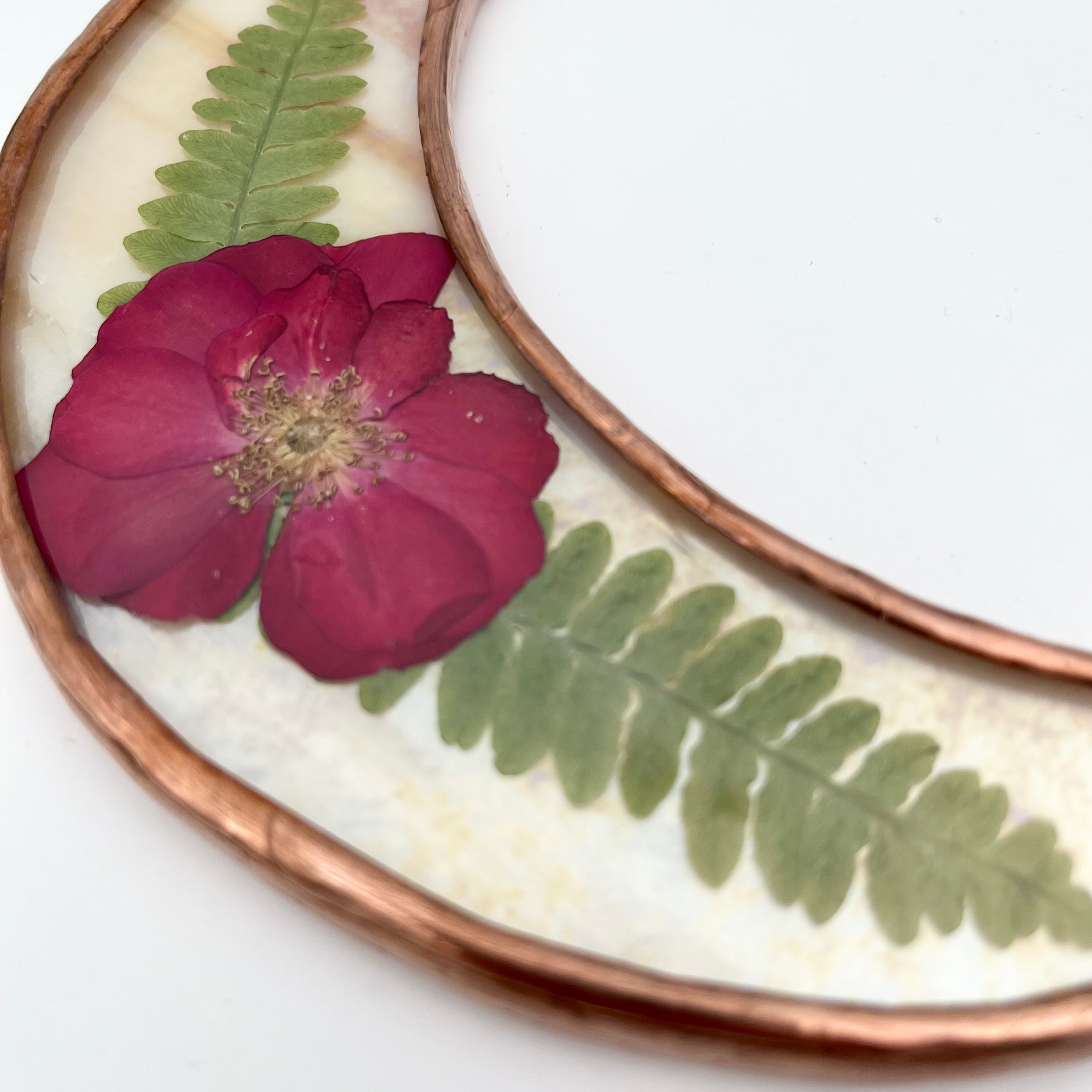 Eleanor Crescent Moon Stained Glass Sun Catcher